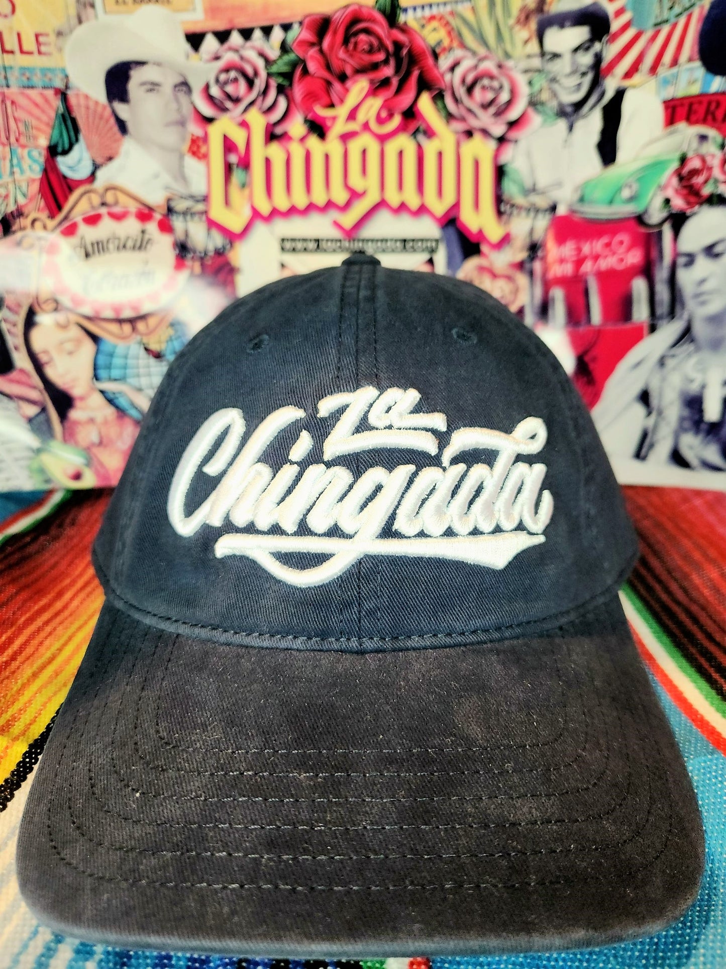 La Chingada Puff Embroidery Hat